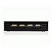 4 Port USB 2.0 Hub, Nero, 0 - 70 °C, USB 2.0, Windows 98SE / ME / 2000 / XP / 2003 +, Mac OS 8.6 + - Foto miniatura 1